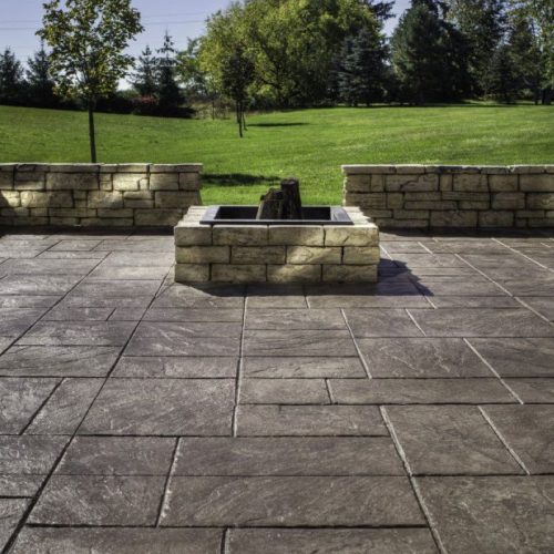 Stamped Concrete Driveway in Patio in New Jersey